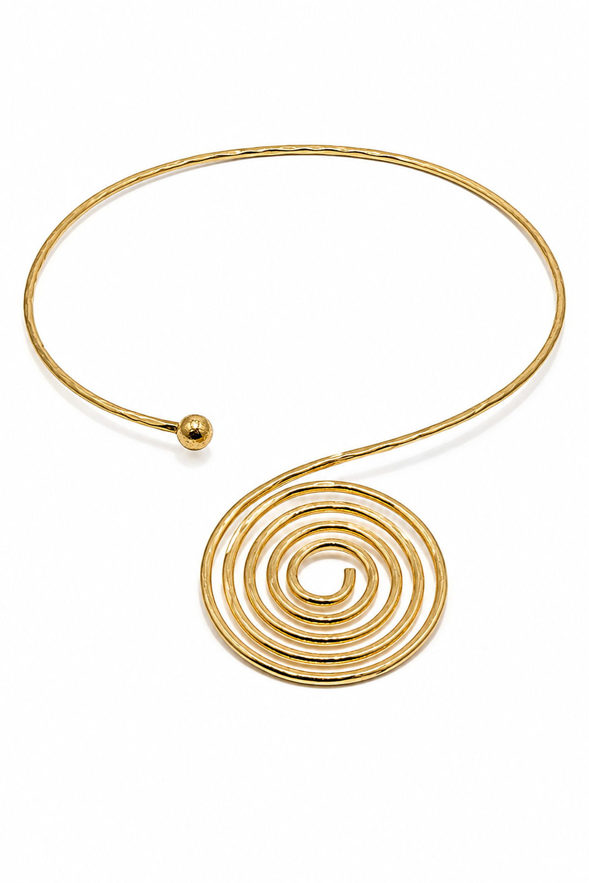 Spiral Sarkaçlı Kolye