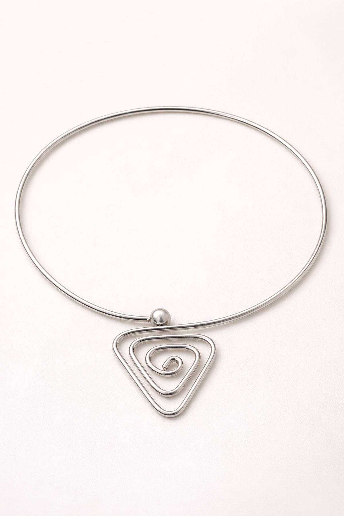 Geometrik Spiral Kolye